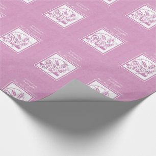 Goddaughter First Communion, Pink Wrapping Paper