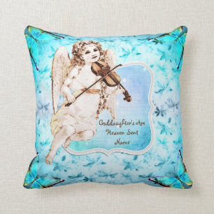 Goddaughter Gift Communion Baptism Angel Heaven Cushion