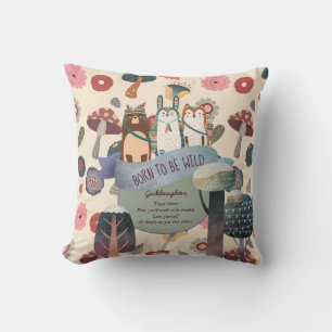 Goddaughter Gift Motivational Encouragement NAMED Cushion