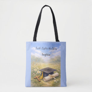 Goddaughter Graduation Personalised Christian Gift Tote Bag