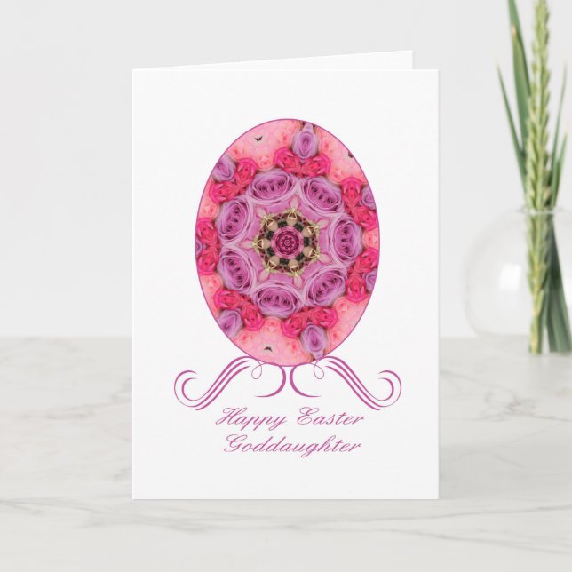 Goddaughter Happy Easter Holiday Card (Front)