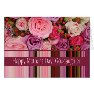 Goddaughter  Happy Mother's Day rose card