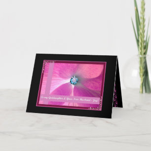 GODDAUGHTER & New Husband Wedding Congratulations Card