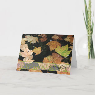 Goddaughter  Thanksgiving Card