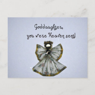 Goddaughter, you were Heaven sent! Postcard