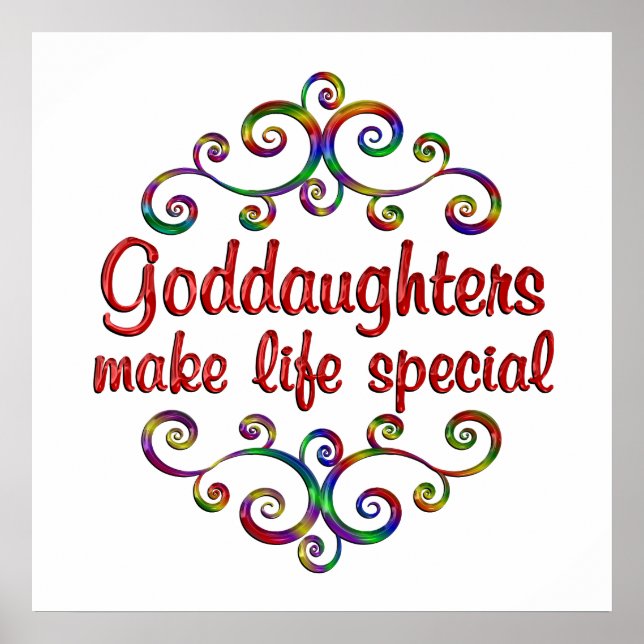 Goddaughters Make Life Special Poster (Front)