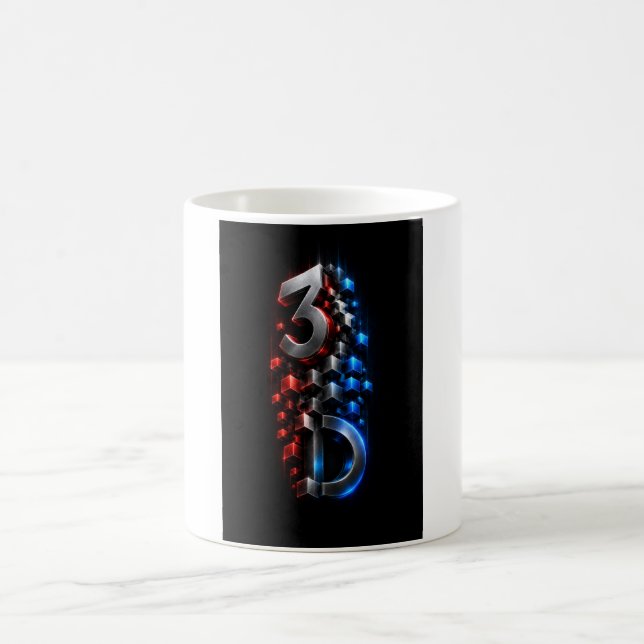 Goddess 3D Micro Mosaic  Coffee Mug (Center)