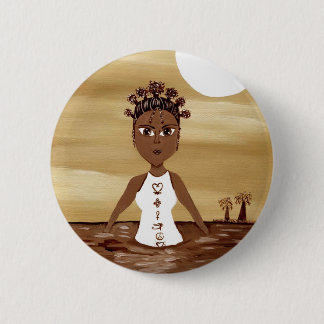 Goddess 6 Cm Round Badge