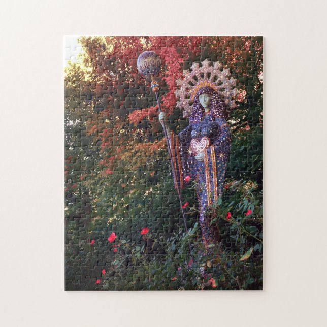 goddess aza in eureka springs jigsaw puzzle (Vertical)