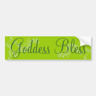 Goddess Bless Bumper Sticker
