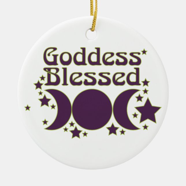Goddess Blessed Ornaments (Front)