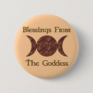 Goddess Blessings 6 Cm Round Badge