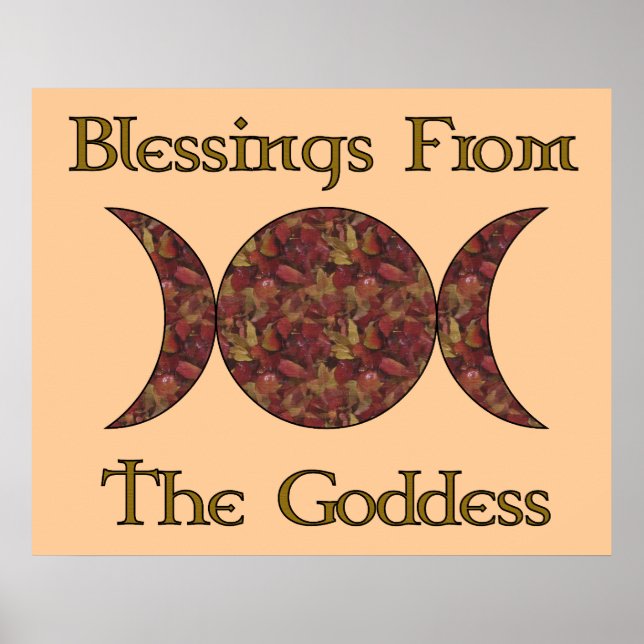 Goddess Blessings Poster (Front)