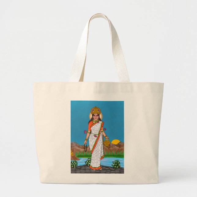 Goddess Brahmacharini Tote Bag (Front)