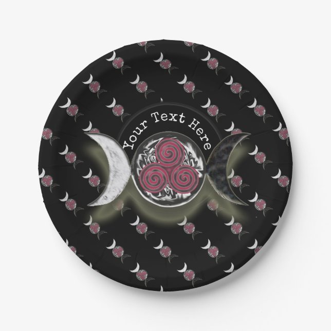 Goddess Calls Paper Plate (Front)