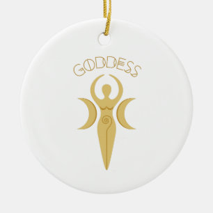 Goddess Ceramic Tree Decoration