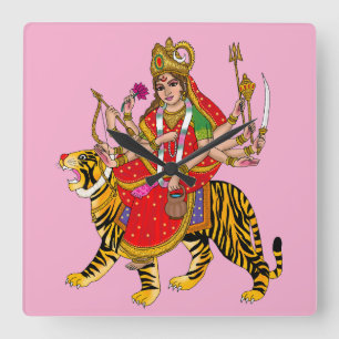 Goddess Chandraghanta Wall Clock