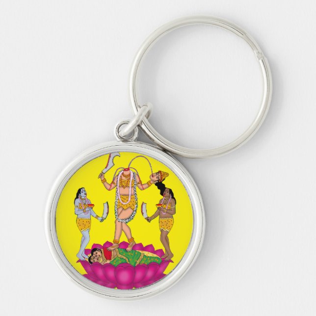 Goddess Chinnamastika Keychain (Front)