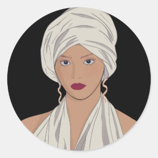Goddess Classic Round Sticker