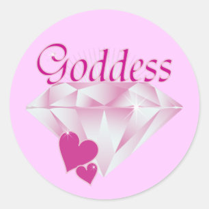 Goddess Classic Round Sticker