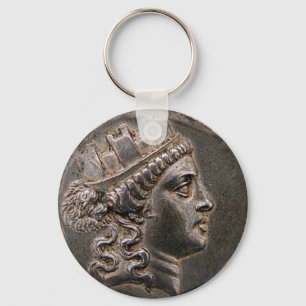 Goddess Cybele Tetradrachm Key Ring
