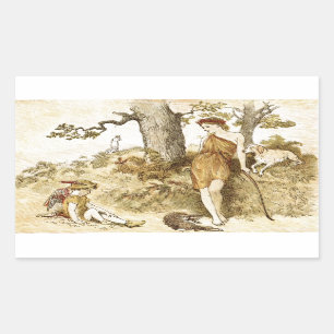 Goddess Diana Rectangular Sticker