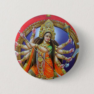 Goddess Durga 6 Cm Round Badge