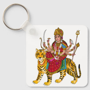 Goddess Durga Keychain