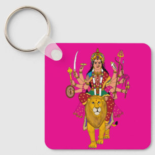 Goddess Durga Keychain