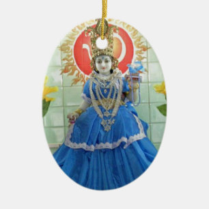 Goddess Durga NavDurga Images Ceramic Tree Decoration