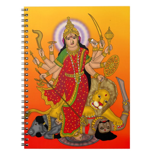 Goddess Durga Notebook (Front)