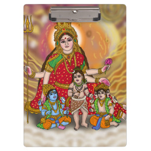Goddess Durga Stationery Clipboard