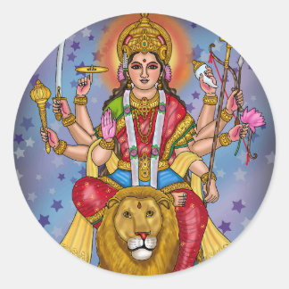 Goddess Durga Sticker