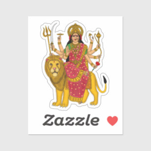 Goddess Durga Sticker