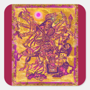 Goddess Durga Sticker