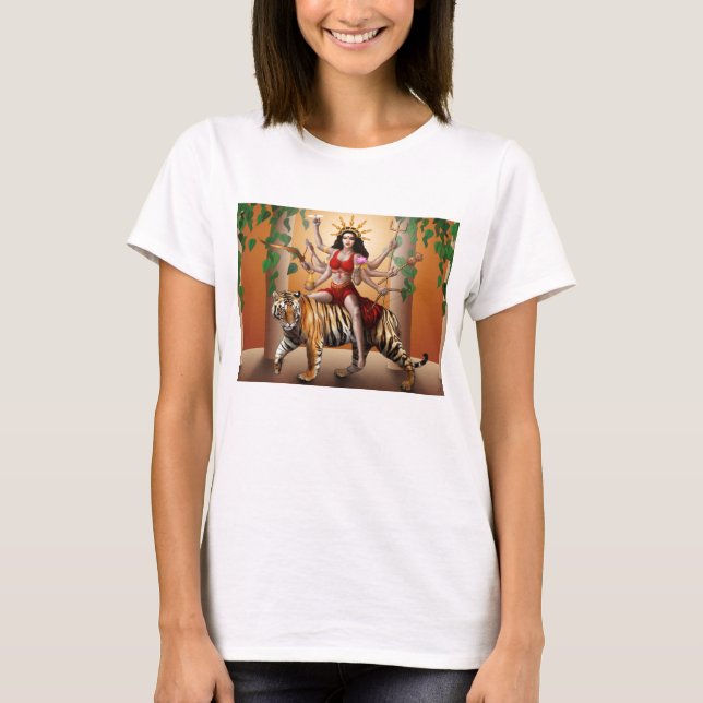 Goddess Durga T Shirt (Front)