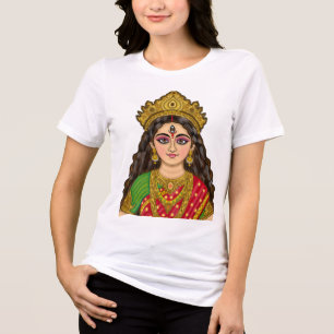 Goddess Durga T-Shirt Tri-Blend Shirt