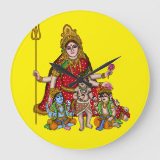 Goddess Durga Wall Clock
