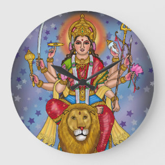 Goddess Durga Wall Clock