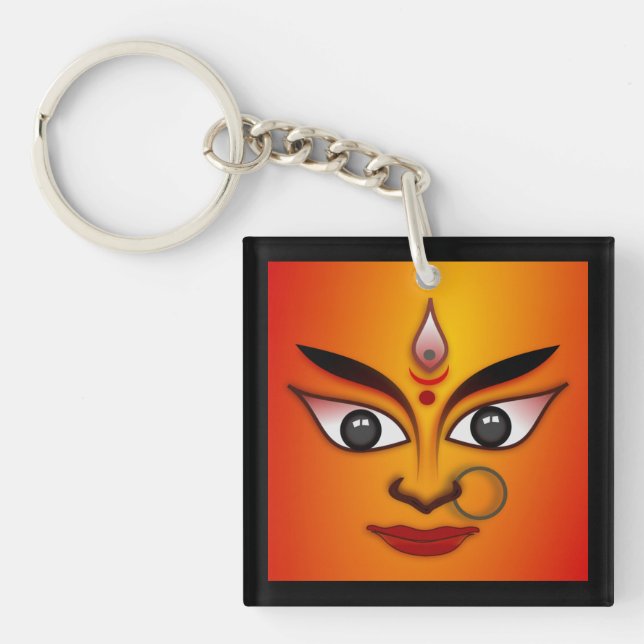 GODDESS FACE KEY RING (Front)