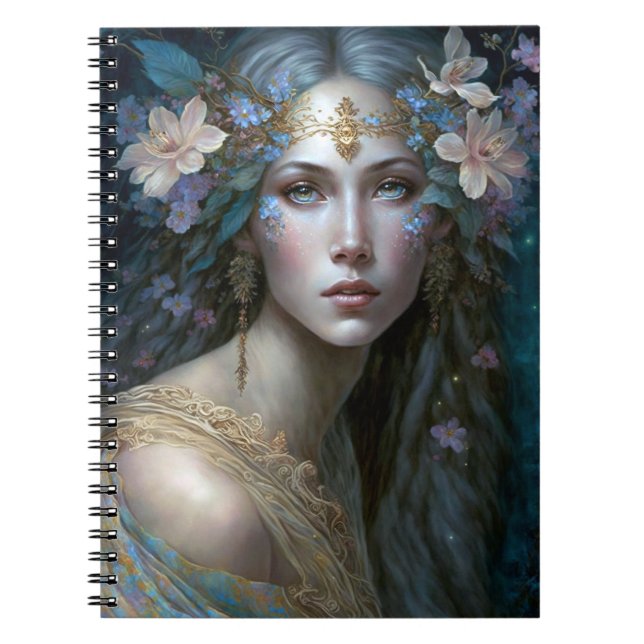 Goddess Fantasy Art Notebook (Front)