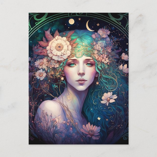 Goddess Fantasy Art Postcard (Front)