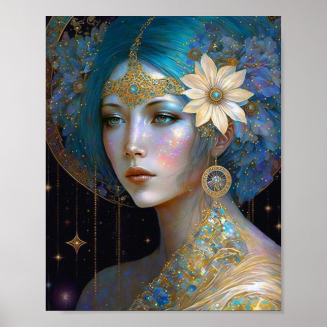 Goddess Fantasy Art Poster (Front)