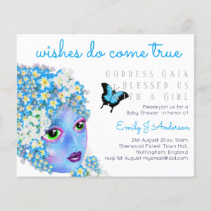 Goddess GAIA Fantasy Art Flower Baby Shower