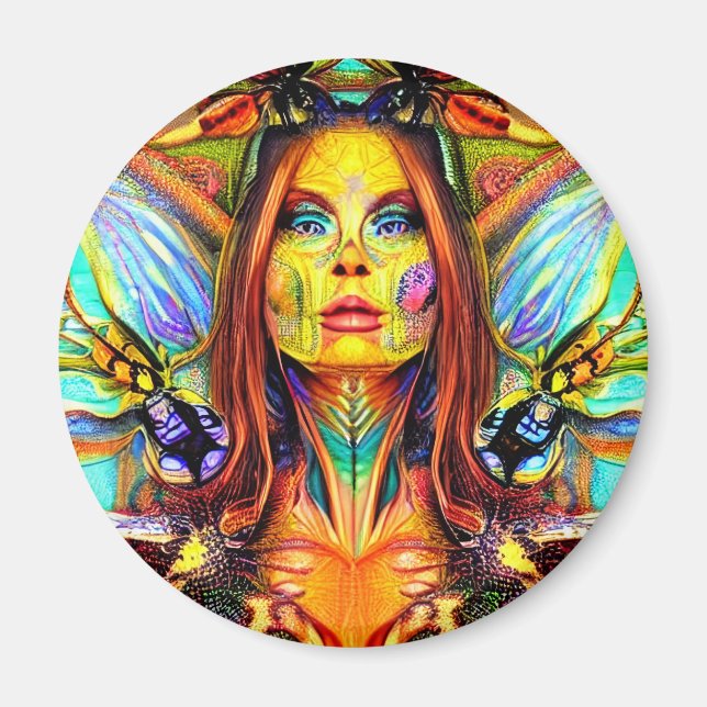 Goddess Gaia, The Earth Mother Magnet (Front)