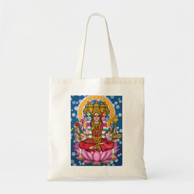 Goddess Gayatri Canvas Tote Bag (Front)