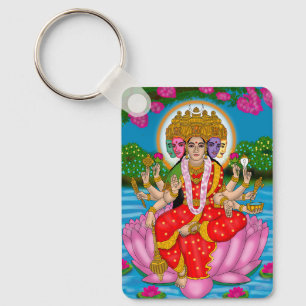 Goddess Gayatri Keychain