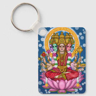 Goddess Gayatri Keychain