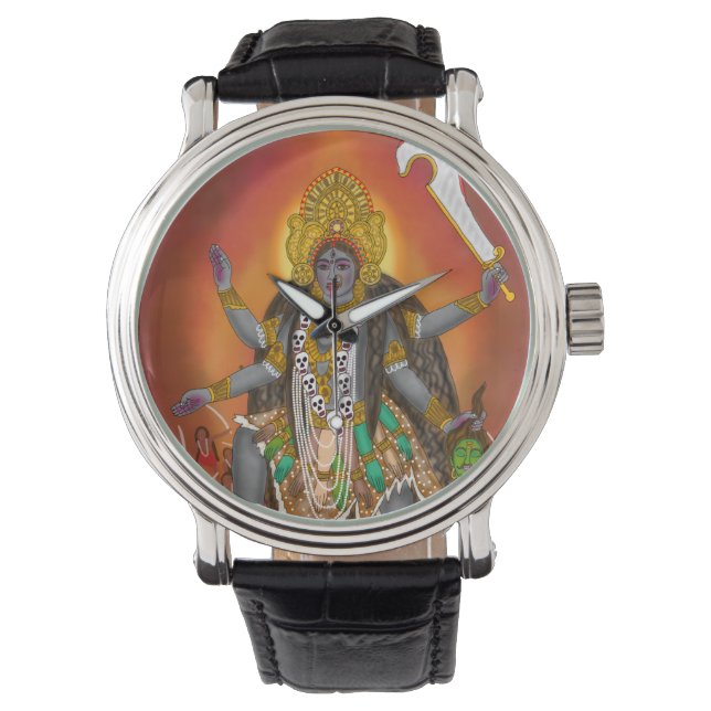 Goddess Kali Clock Watch (Front)