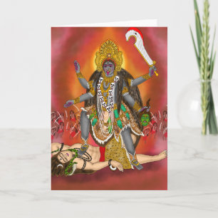 Goddess Kali Greeting Card